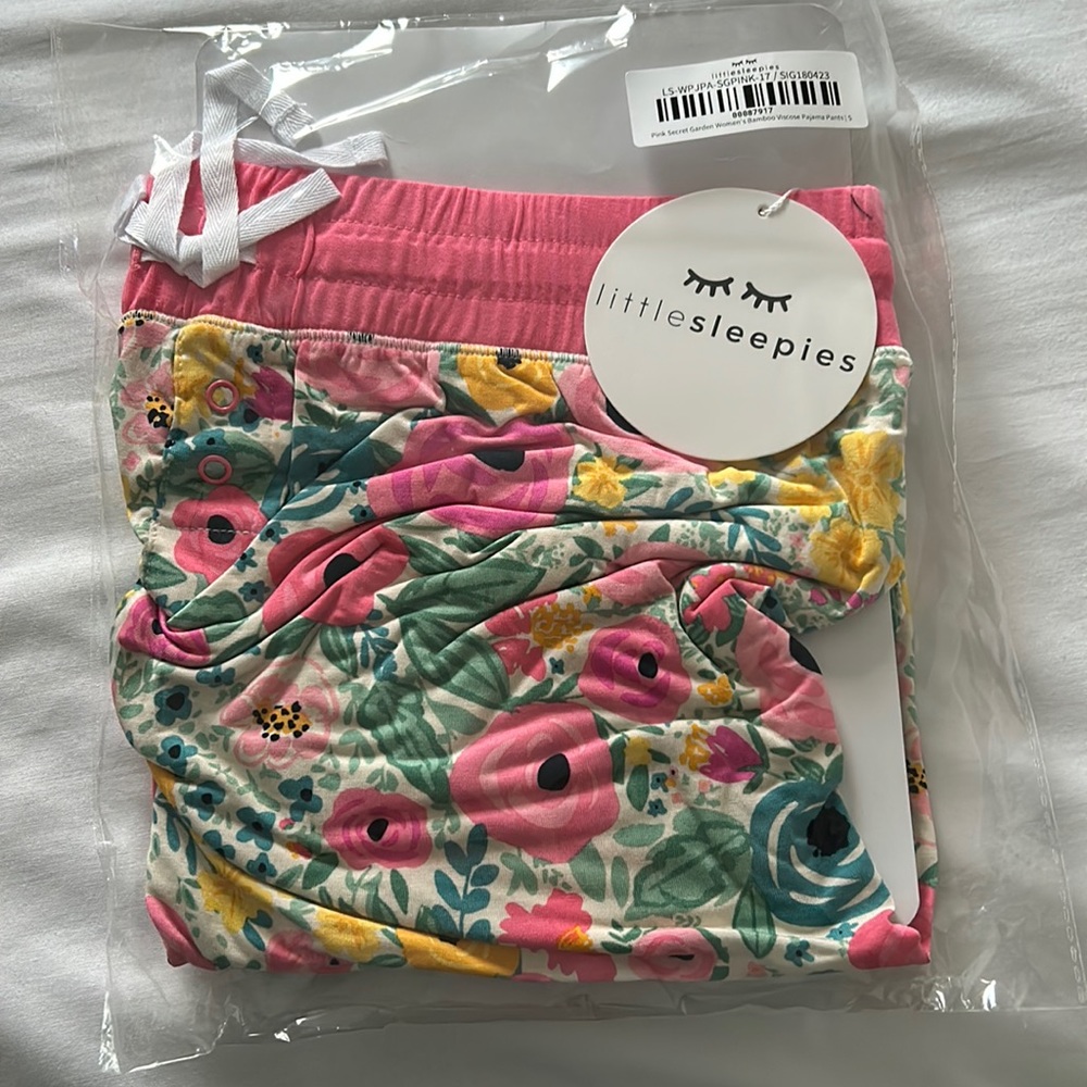 Little sleepies secret garden women’s pants